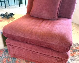 Wine colored side chairs