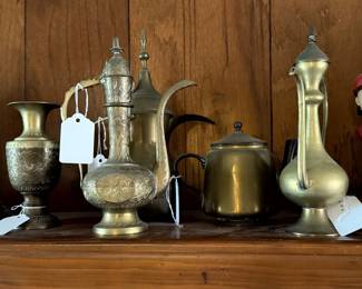 Middle Eastern brassware 