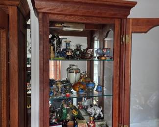 Cloisonné vases and boxes
