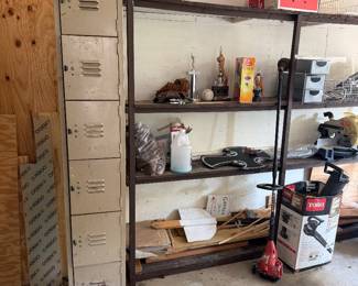 Locker,  wood scraps and more