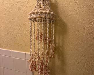 Shell swirl ceiling hanging