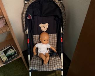 Doll baby In stroller