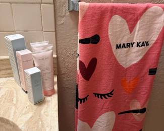 Mary Kay towel and unopened products