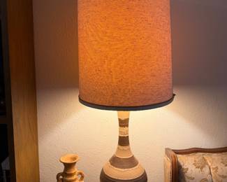 Striped terracotta lamps (Q:2)