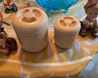 Japanese nesting canisters Mid century
