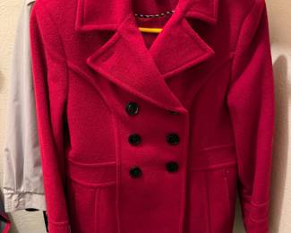 Wool red coat