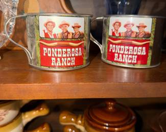Ponderosa Ranch tin cups