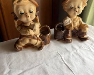 Japanese boy and girl figurines