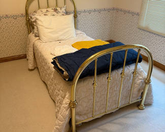 Twin Brass Bed