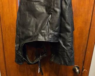 Men's 5XL leather chaps