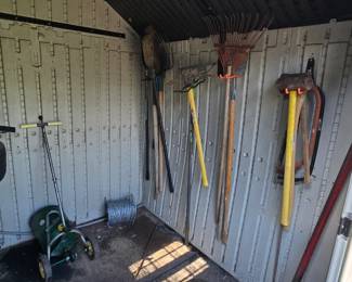 Yard tools.