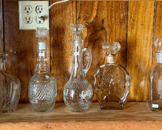 Vintage Glass Decanters