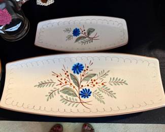 MCM Stangl Pottery Blue Daisy