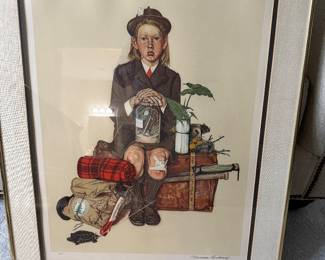 Vintage Norman Rockwell AP Print