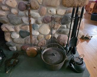 Cast Iron, Fireplace Tools, Potbelly Stove