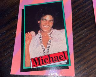 1985 Michael Jackson Trading Cards