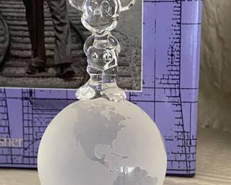Arribas Bros Mickey Mouse on Globe