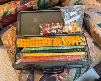Vintage Mahjong Set