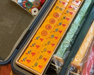 Vintage Mahjong Set