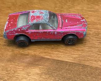 Vintage 1968 Hot Wheels Redline Custom AMS in Hot Pink