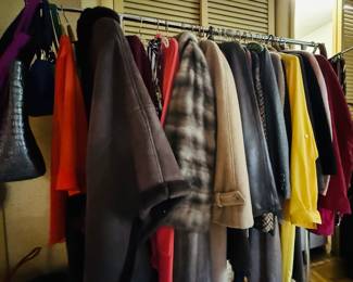 Contemporary to vintage clothing.