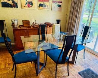 Contemporary dining set.