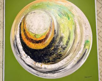 Large Tom, Hayward oil painting.