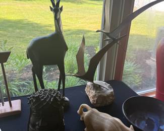 C. Jeré Metal bird statue