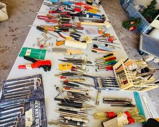Much in the way of tools and garage items !!!!