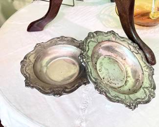Gorham Sterling Silver bowls Chantilly #739