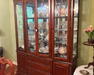 Liberty Furniture Cherry Finish China Cabinet