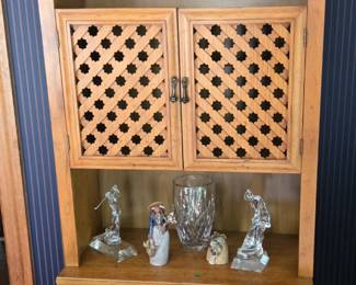 Vintage solid wood cabinet