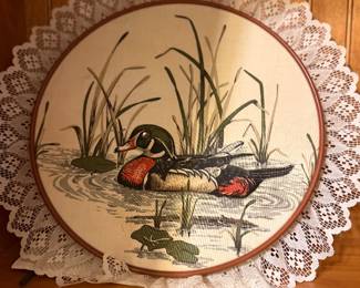 Duck needlepoint