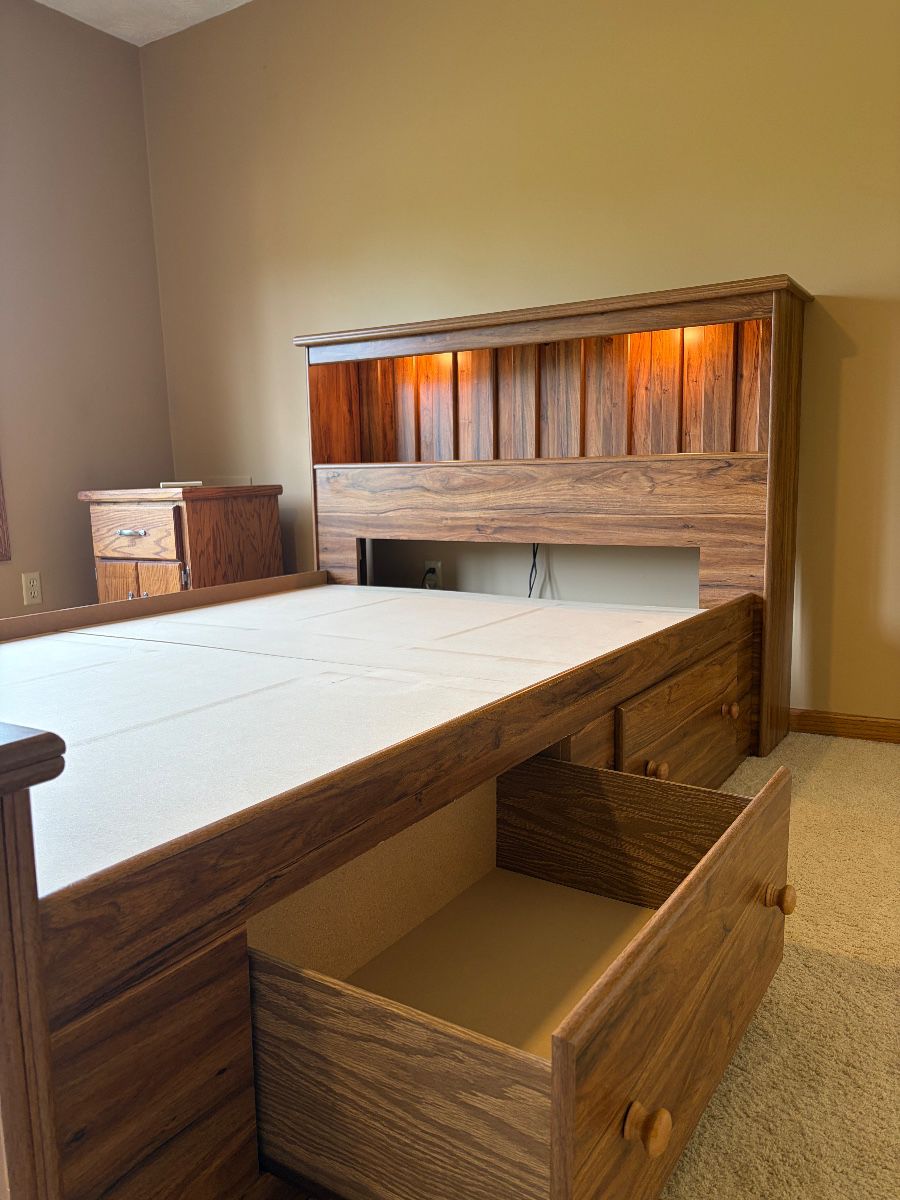 Oak Dresser with Storage
