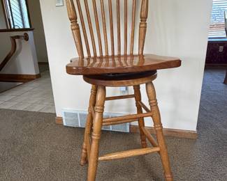 Oak Barstool