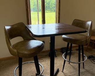 Vintage Pub Table and Chairs