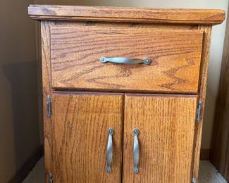 Oak Bedside Table