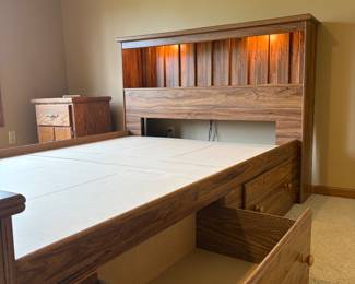 Oak Dresser with Storage
