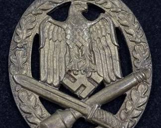 WWII brass badge
