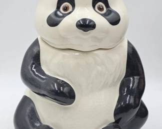 metlox panda cookie jar