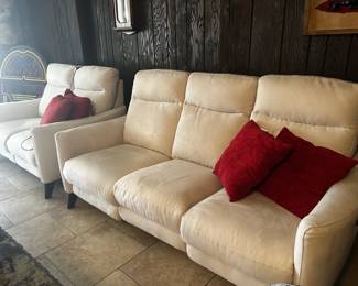 electric reclining couch & love seat