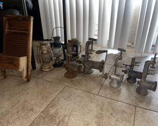 vintage cast iron meat grinders