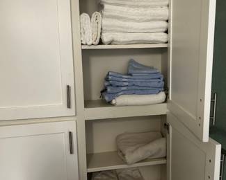white towels