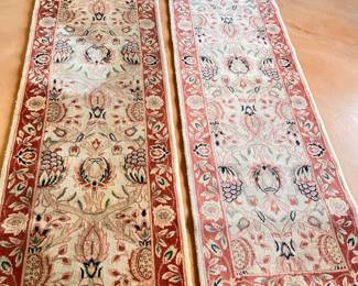 Pair of Wool Runners 8 Feet Long