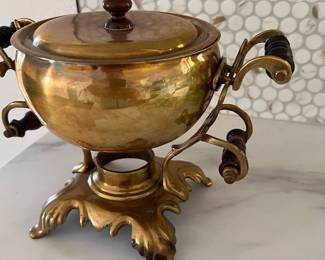 Vintage Copper Chaffing Dish