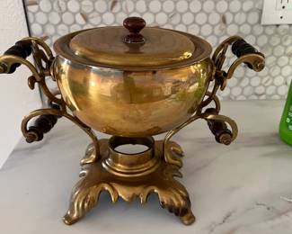 Vintage Copper Chaffing Dish