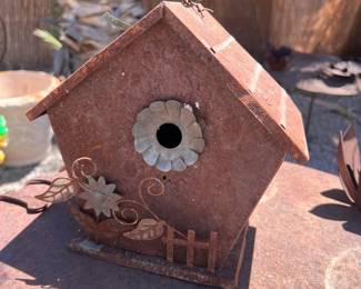 Corten Steel Bird House