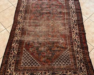 Antique Caucasian Tribal Rug 6'2" L x 4'1" W