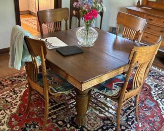 Dining table with chairs