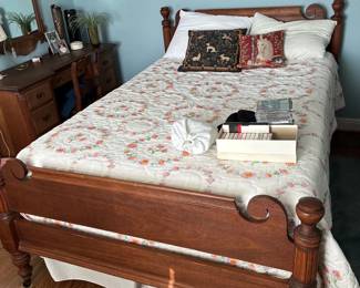 Wooden bed